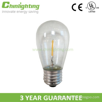 2w 4w 6w 8w glass globle led filament bulb with UL CUL